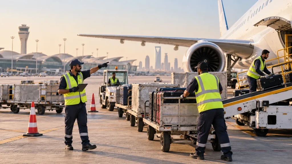 Riyadh airport ground-support career guide