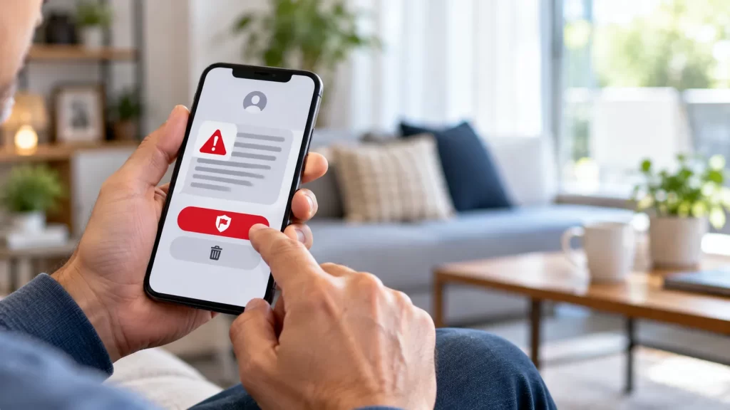 Reporting-a-Suspicious-Message-at-Home