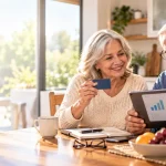 Senior Couple Reviewing Finances Together